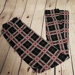 EUC Plaid Leggings!! Super cute & comfy